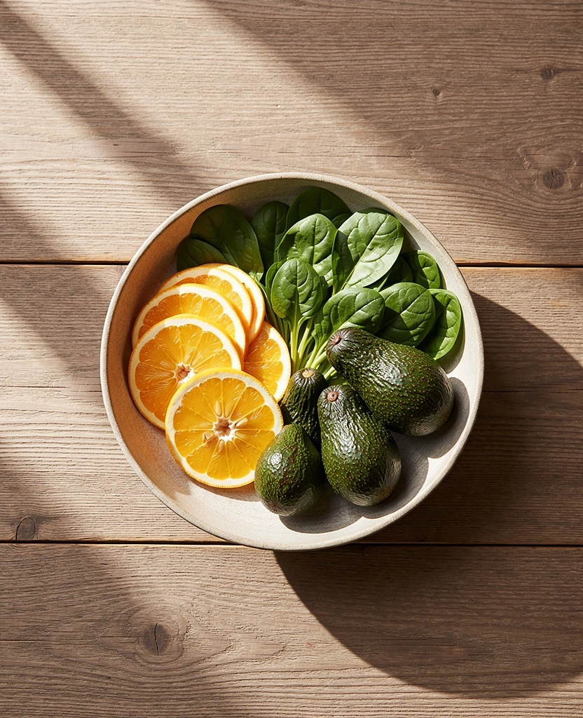 Ingredientes frescos y nutrición consciente